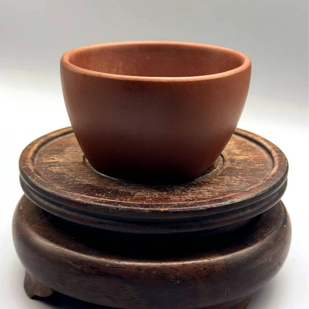 宜兴精美原矿小红泥自用小主人杯约30CC