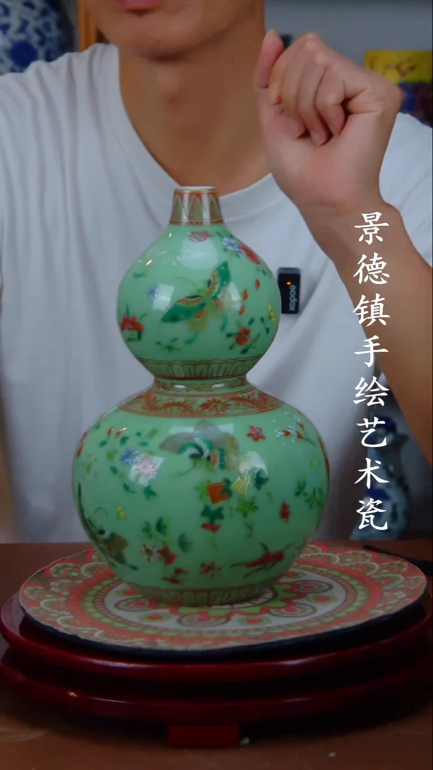 摆件景德镇手工手绘陶瓷摆件69