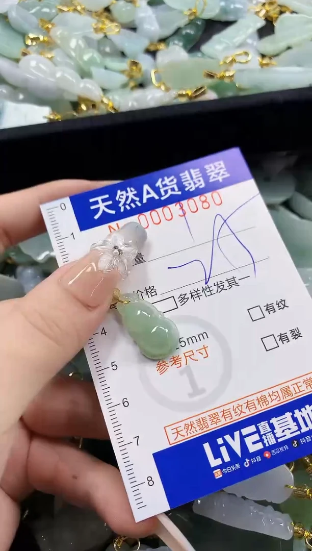 颈饰未镶嵌翡翠天然A货翡翠