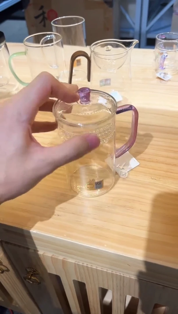 禾器简尚杯浅紫色+茶垢剂