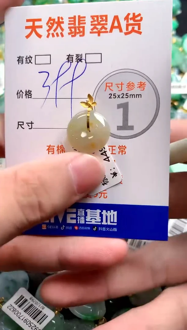 颈饰18K金镶嵌翡翠0265634505