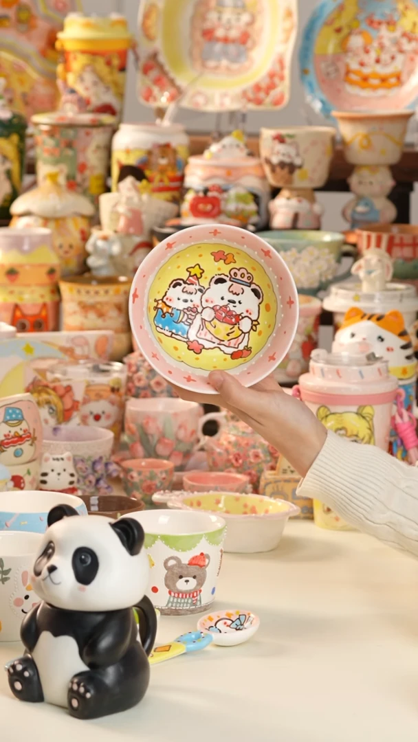 其他陶景德镇釉下彩手绘设计师款陶瓷