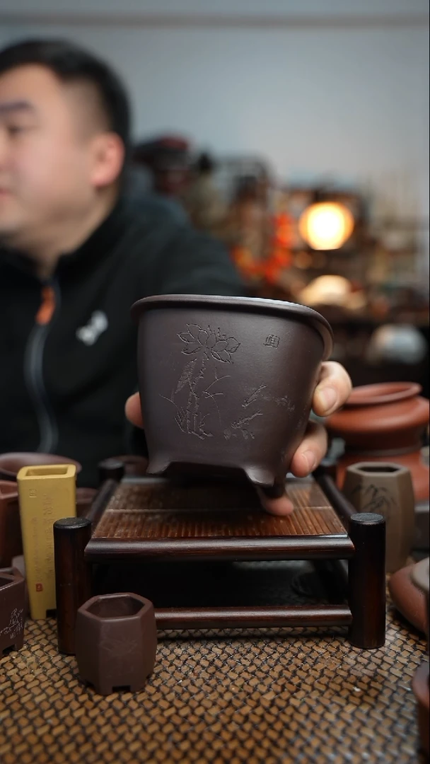 【闪购商品】紫砂花盆長木軒精品紫砂