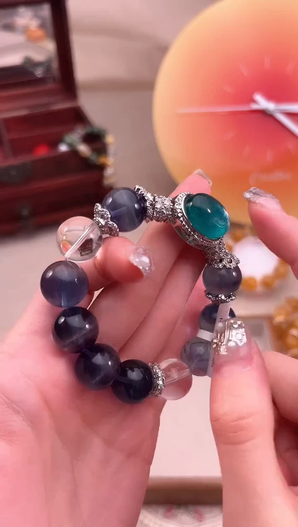 【闪购商品】萤石手链未镶嵌多样性发货发其一颜色微差