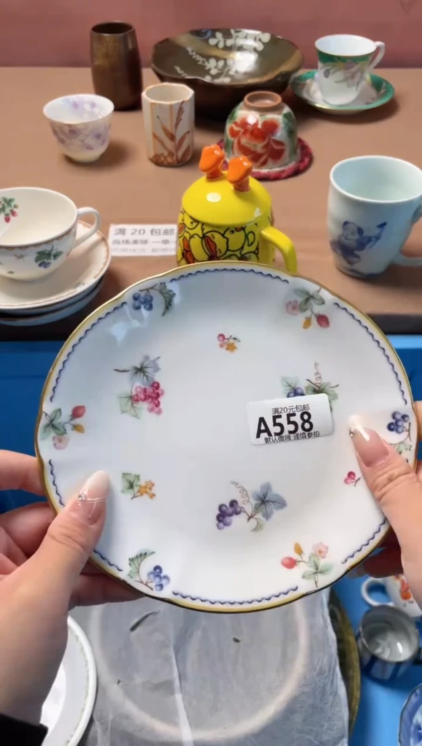 瓷片小*滴瓷器瓷器A558