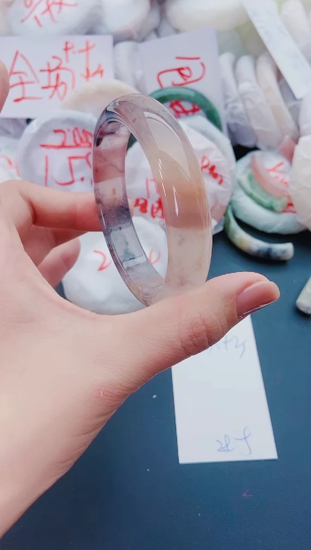 未镶嵌手镯石英质玉N93-61-62