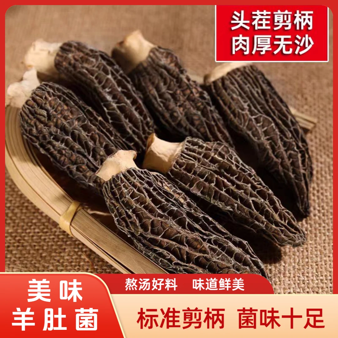 高山干货羊肚菌4-7头茬特产农家无熏硫煲汤炖汤食材