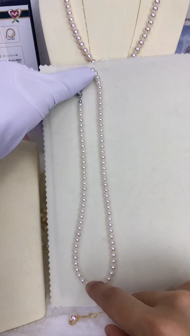 未镶嵌DA海水珍珠 GD073 5-5.5 串链
