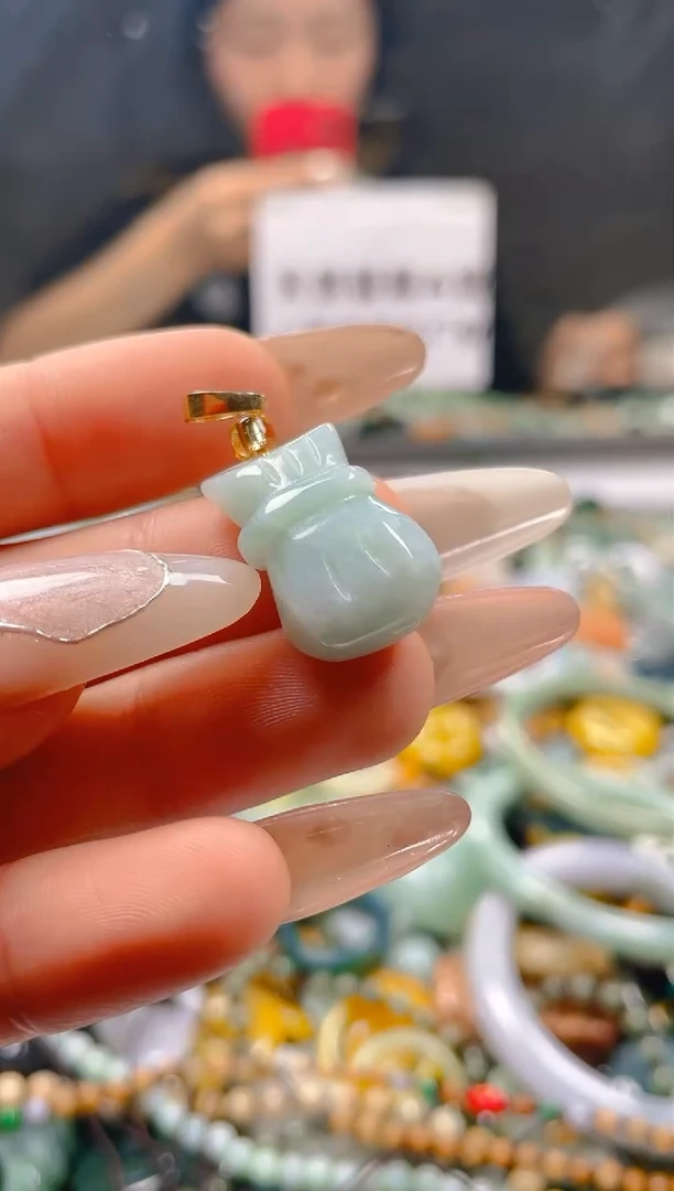 【闪购商品】翡翠颈饰未镶嵌/J/翡翠A货一图一物