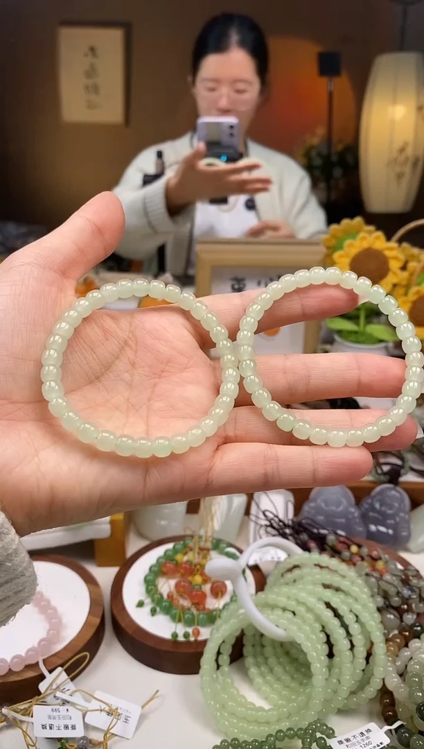 未镶嵌手链和田玉卡6左右直切晴水多样性发一