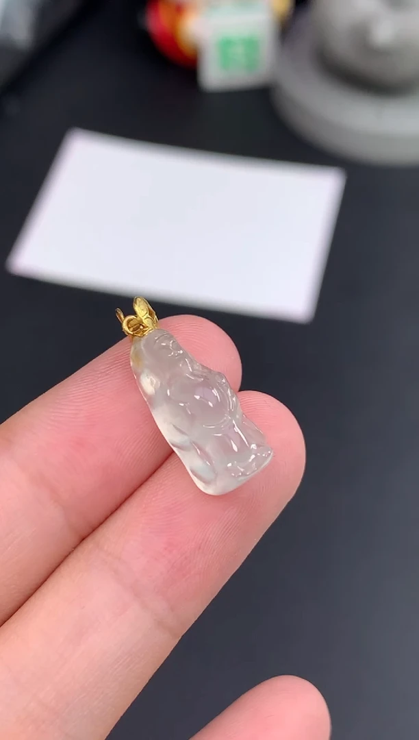 18K金镶嵌摆件翡翠模式推广期48小时鉴赏期