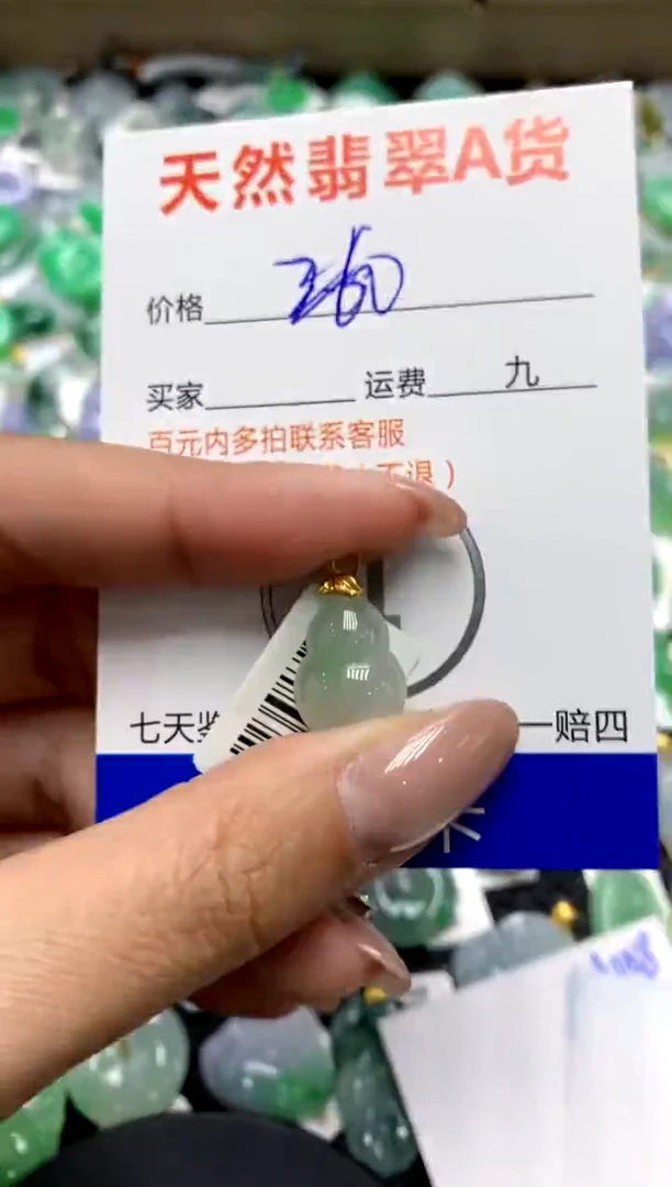 【闪购商品】翡翠颈饰18K金镶嵌111111111