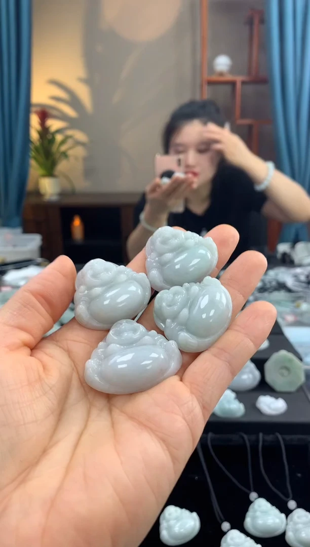 翡翠未镶嵌颈饰佛公0718多样性发一件