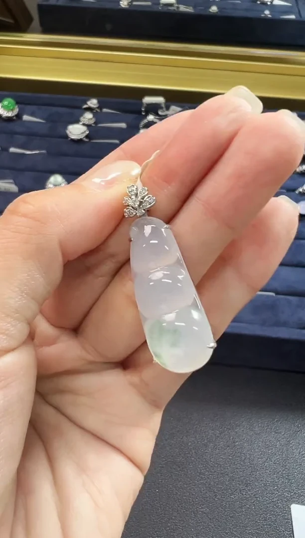 颈饰18K金镶嵌翡翠KZGF1206-052