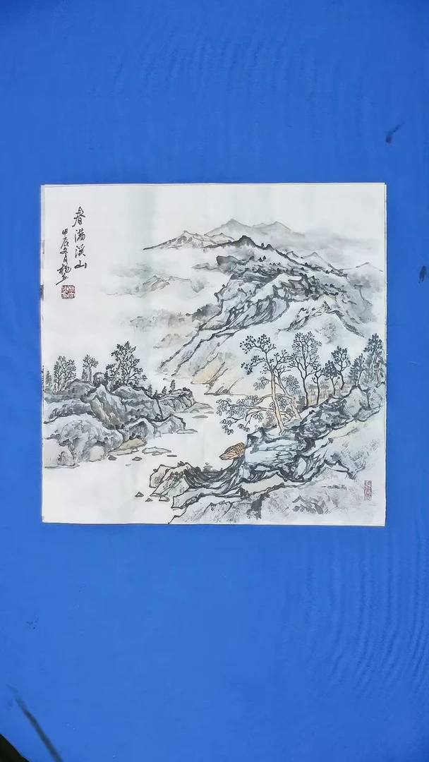 【闪购商品】国画杨立老师国画 50*50 斗方
