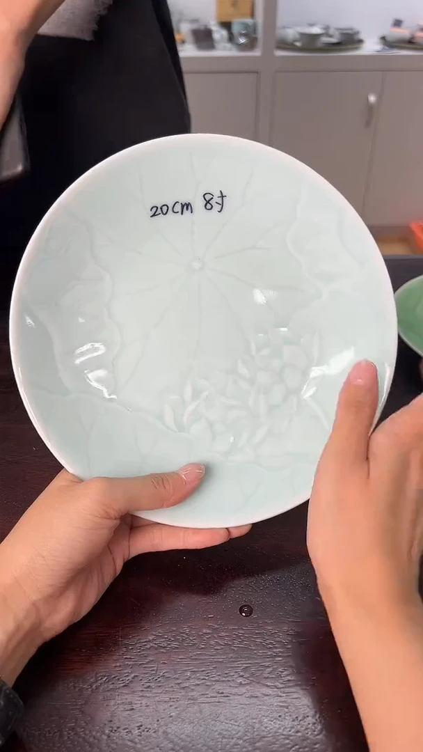 龙泉云间青瓷小米茶器