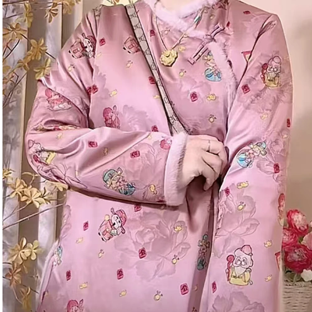 654款时尚气质复古文艺棉服