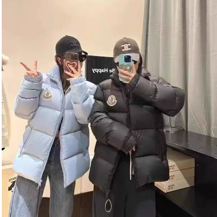 M家90白鹅绒立领短款加厚情侣鹅绒服ZB