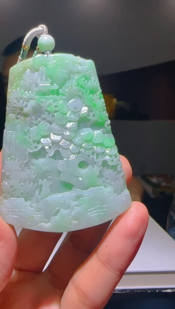 定制翡翠未镶嵌L-@@QJYD060134