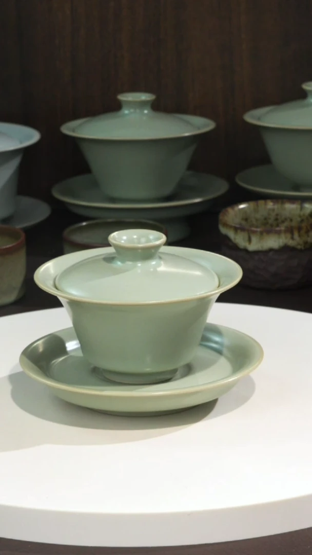 宣宝汝瓷原矿原釉手工作品