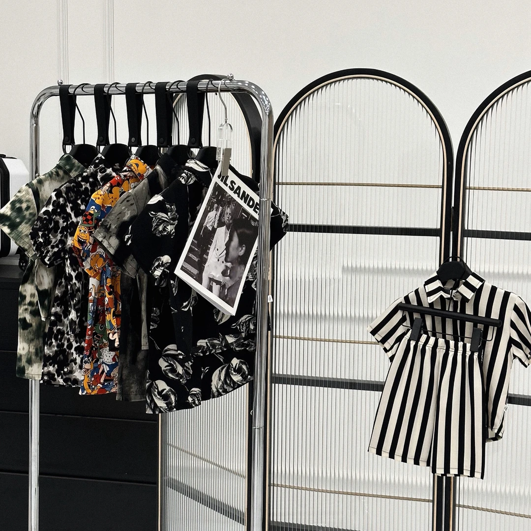 夏季新款男女儿童短袖短裤沙滩风痞帅套装网红时尚休闲韩版印花