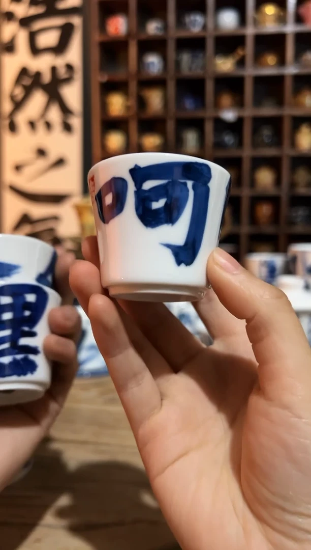 【闪购商品】观云听雨原创手绘茶具