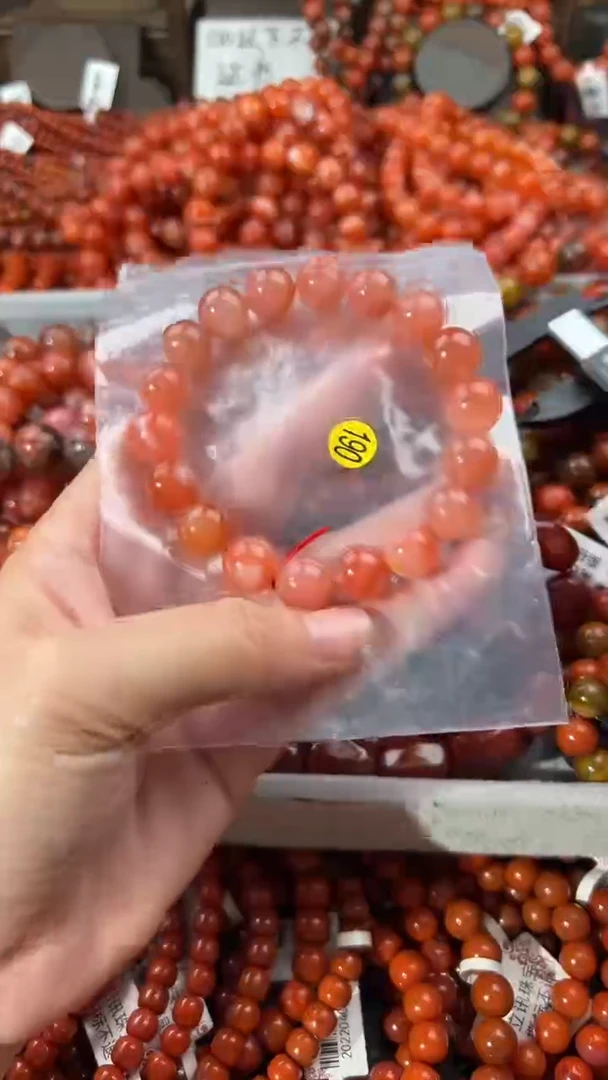 南红玛瑙手串未镶嵌11