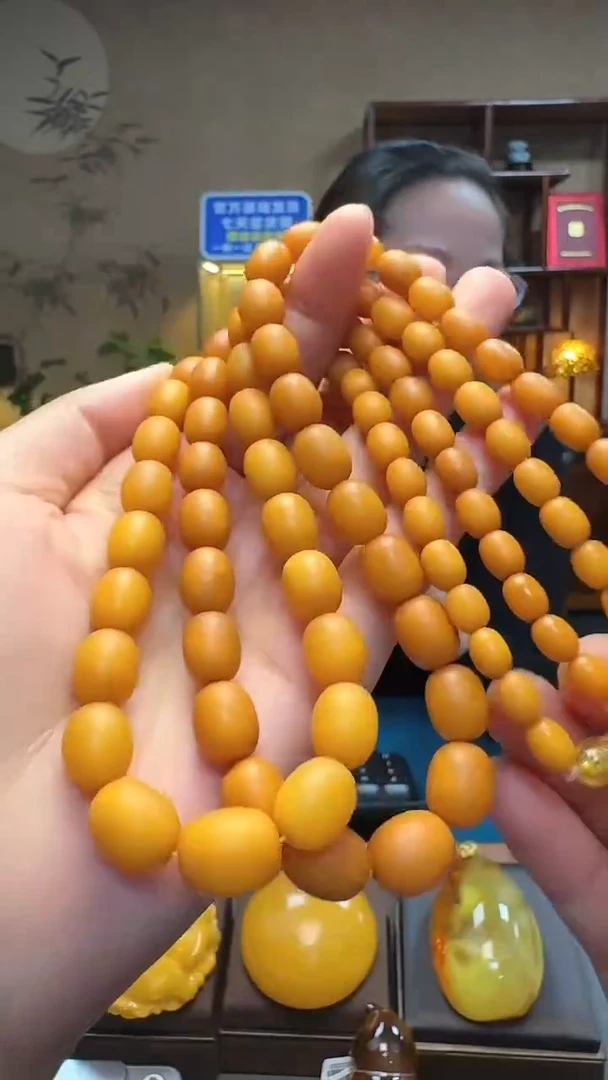 琥珀项链未镶嵌天然保真蜜蜡枣珠锁骨链（多样只发其一）