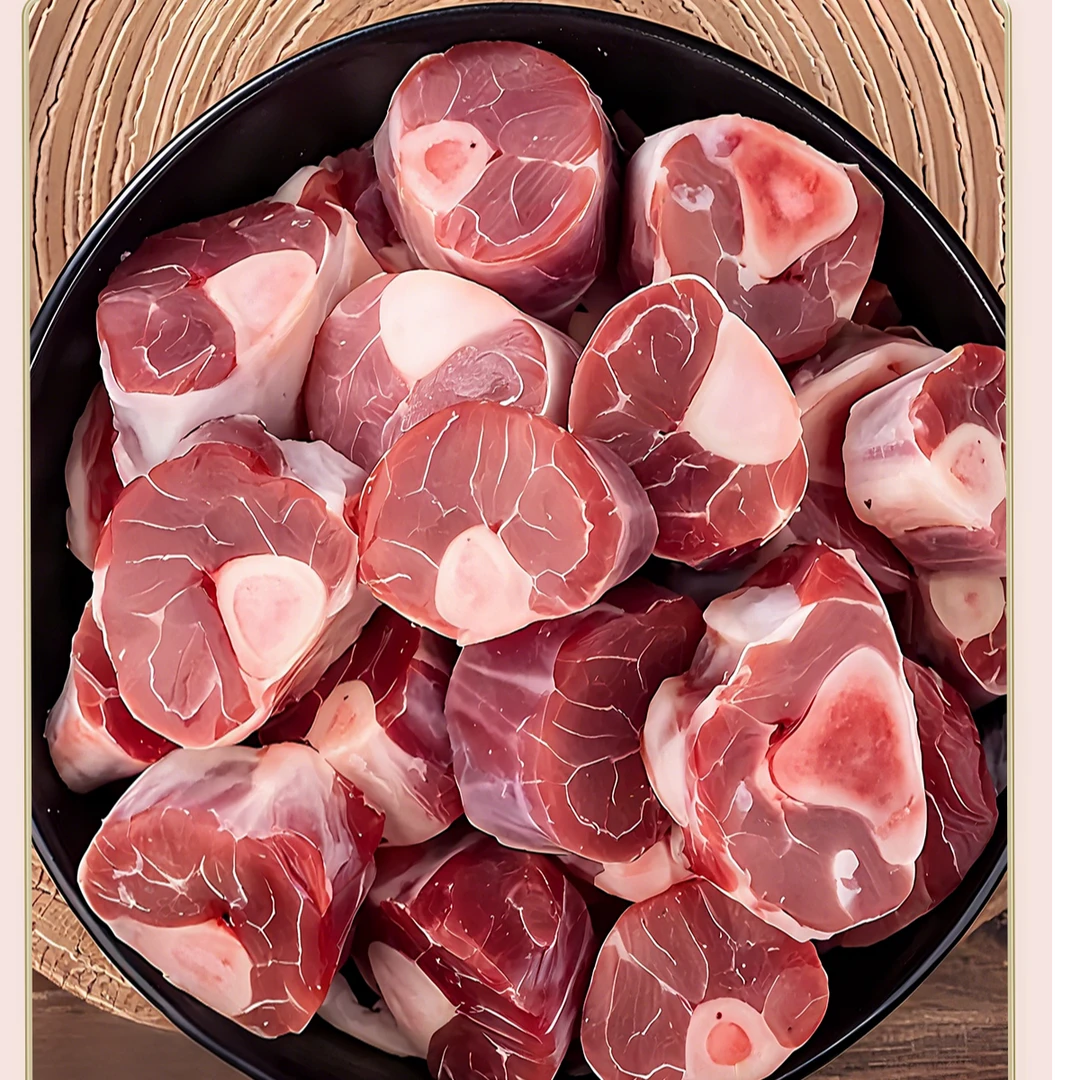 【内蒙晶晶姐】草原散养羔羊腿原切羊小腿切块新鲜生鲜适合炖煮1KG