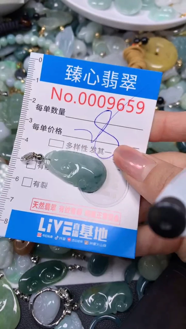 【闪购商品】翡翠颈饰未镶嵌含绳0009659