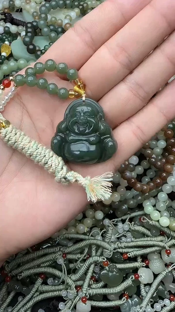 颈饰未镶嵌和田玉拍一发一