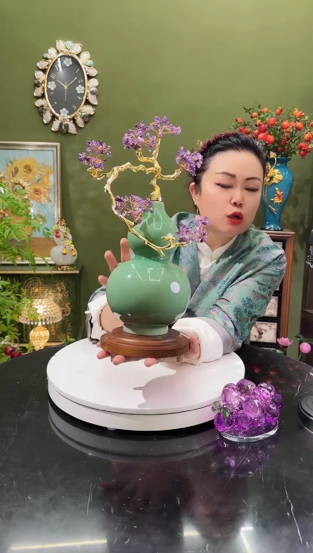 陶瓷紫晶石  葫芦