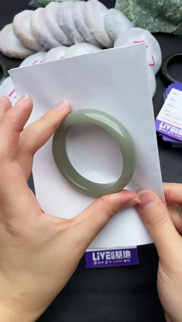 未镶嵌手镯石英质玉58+52/53