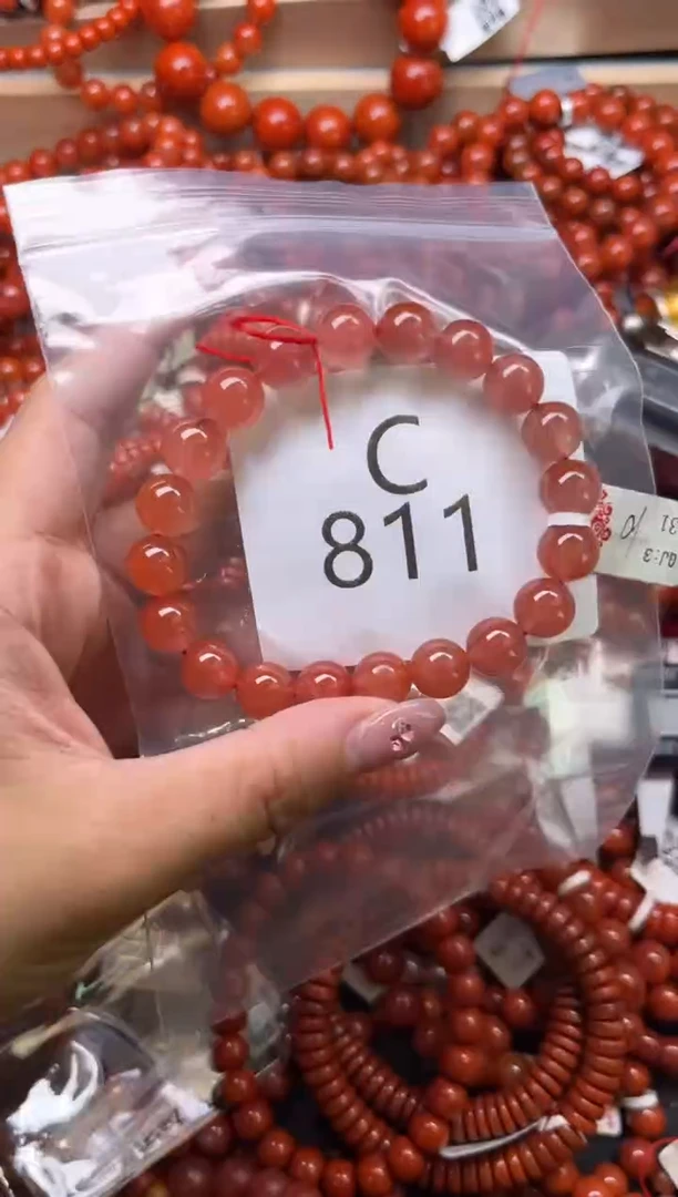 南红玛瑙未镶嵌珠宝奇石C811-10+