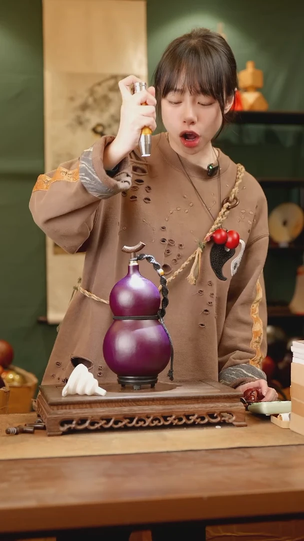 264号精品天然大漆酒葫芦一物一拍~