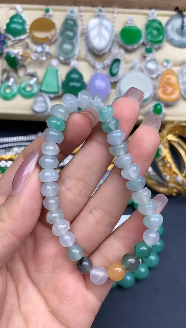 未镶嵌手链翡翠185-中国好珍宝