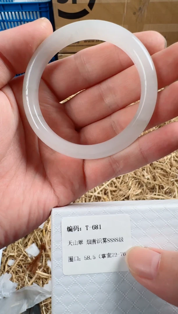 未镶嵌手镯石英质玉T-681