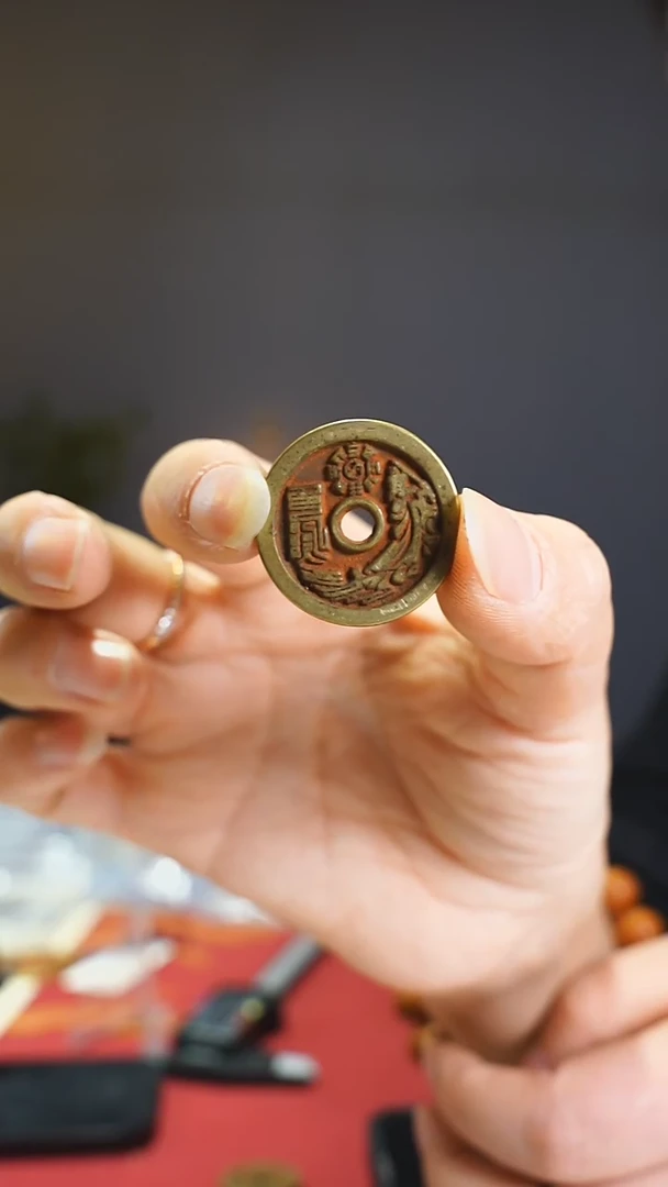 【闪购商品】金属老太上花钱道教/0520