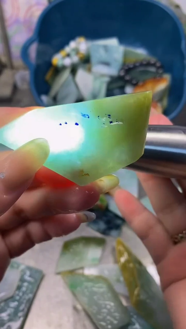 散珠翡翠天然缅甸翡翠A货2941