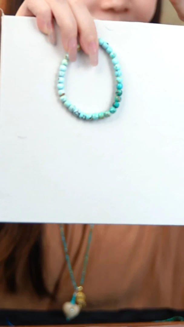 手串绿松天然矿石