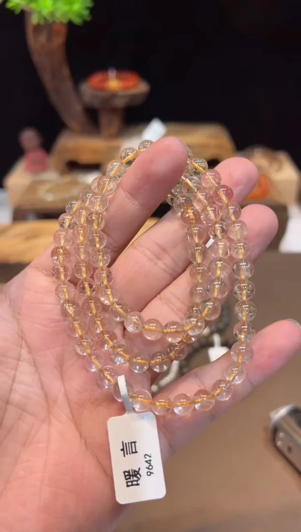 水晶手链未镶嵌手饰@@9642