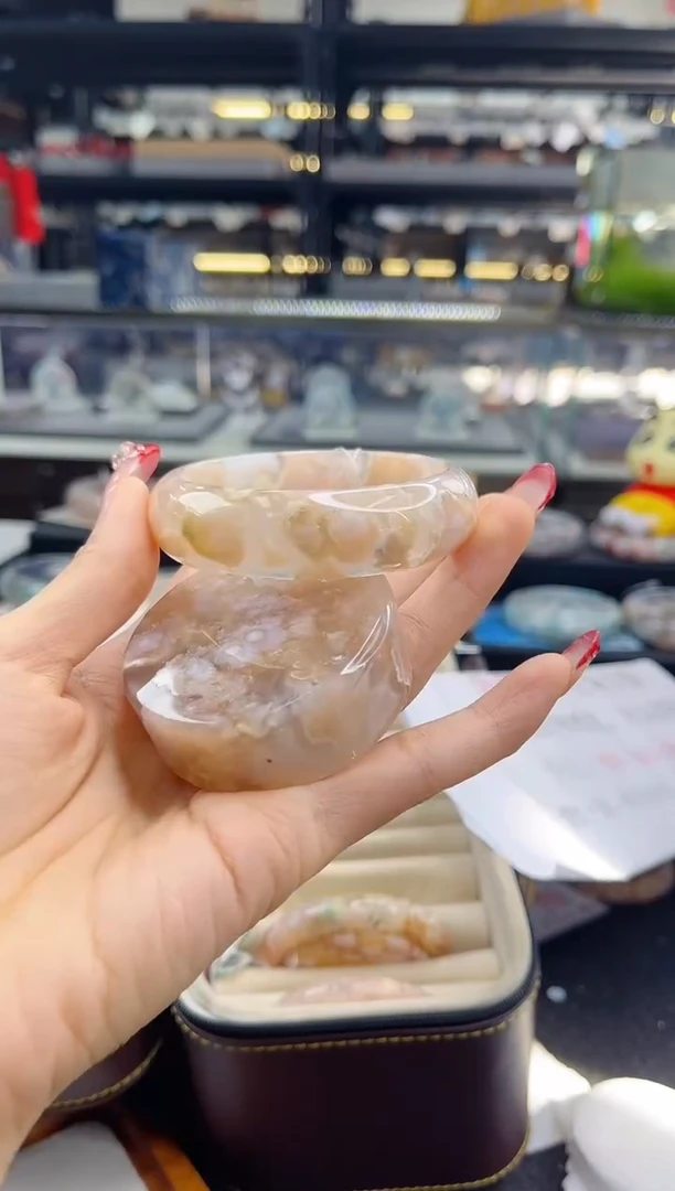 未镶嵌手镯石英质玉57圈口 （赠品镯心）3658221