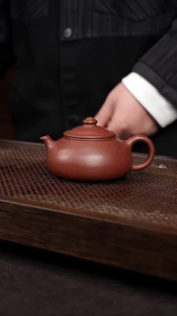 【闪购商品】紫砂茶壶红皮龙寒江