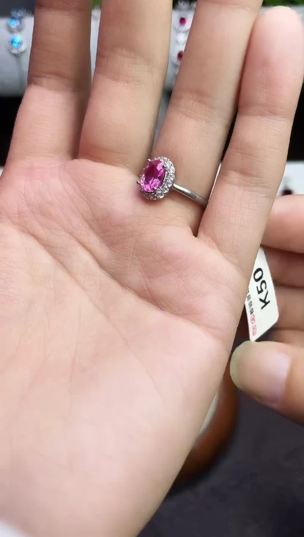 合金合成钻石火龙果戒指