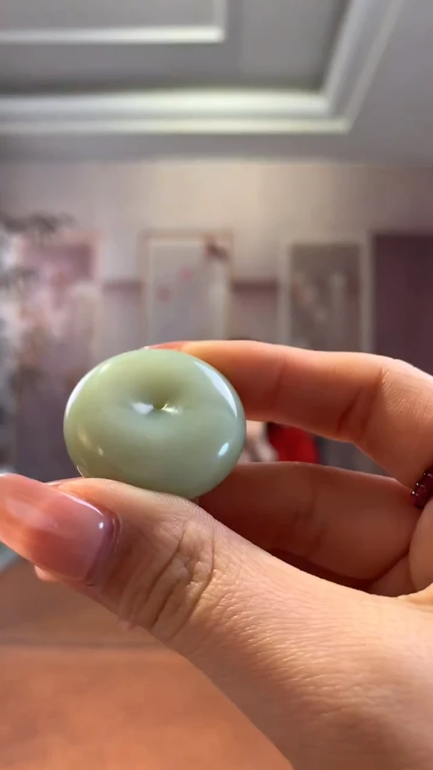 【闪购商品】和田玉挂件未镶嵌新疆且末黑羊洞平安扣