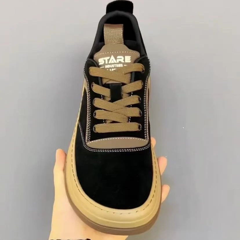 新款高品质全皮面休闲百搭男鞋