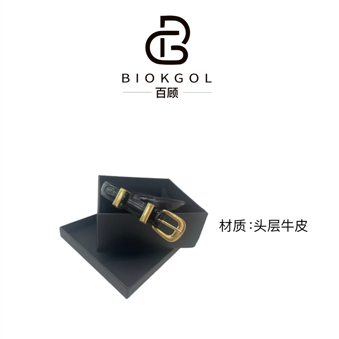 BIOKGOL/百顾原创设计 高定真皮 皮带