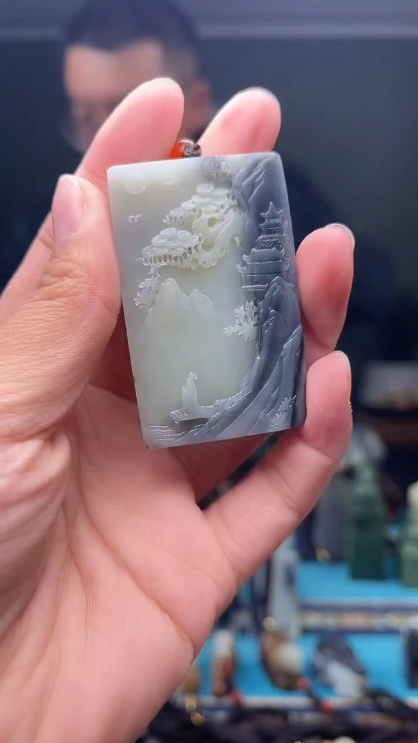 未镶嵌和田玉挂件1