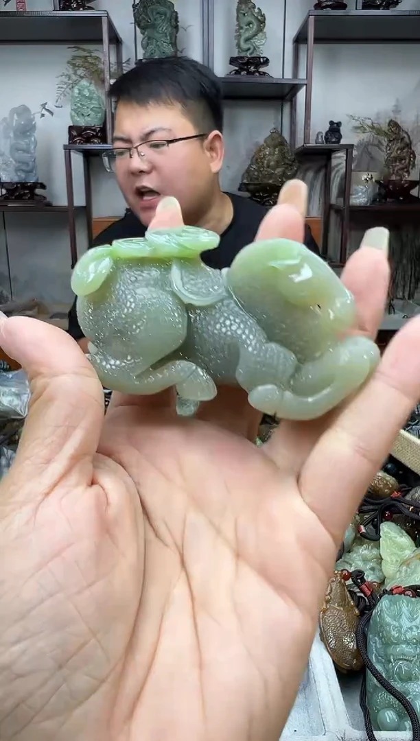 和田玉未镶嵌把件1