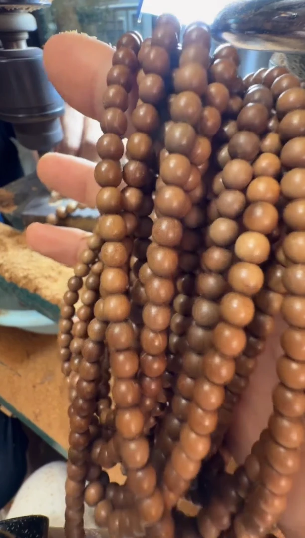 檀香木手串/手链0.5/108颗微瑕